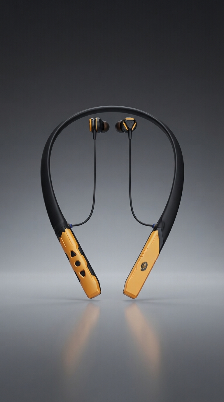 Neck Earphone itel IEB-500 Yellow ME 